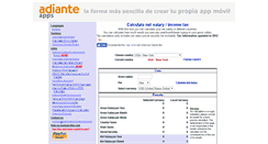 Desktop Screenshot of calculatenetsalary.com